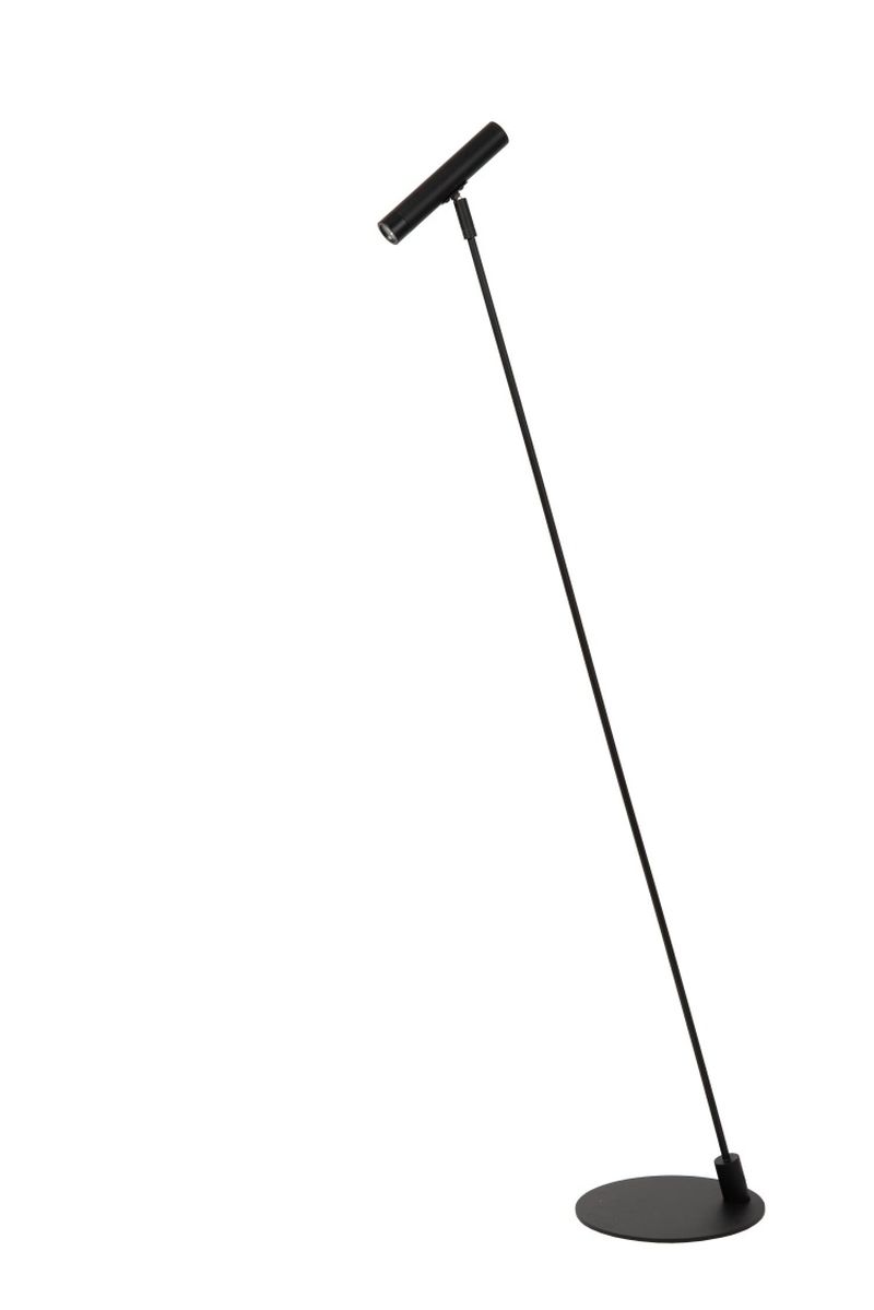 Lucide ALEC - Stojacia lampa - LED - G9 - 1x3W 2700K - Vrátane vymeniteľných tienidiel - Čierna